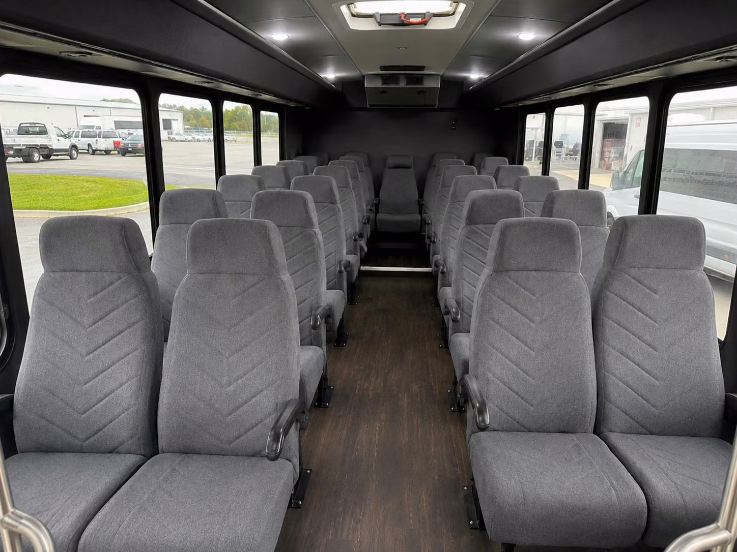 15 passenger minibus inside