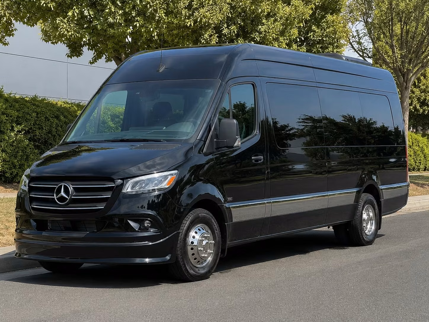 look into sprinter vans and minibuses for intimate pflugerville wedding parties