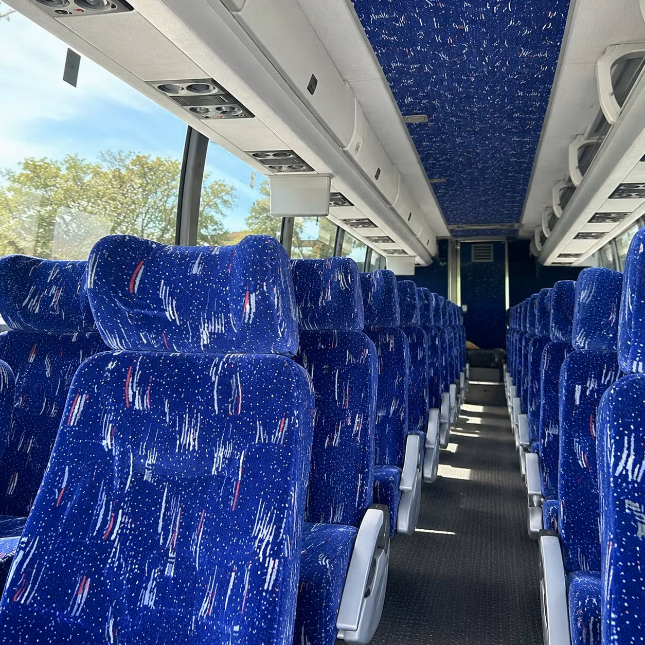 pflugerville charter bus rental inside